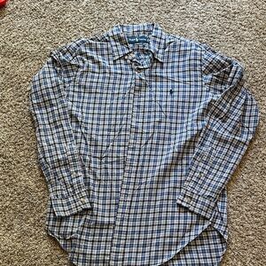 Polo by Ralph Lauren Navy and White Checkered Shirt